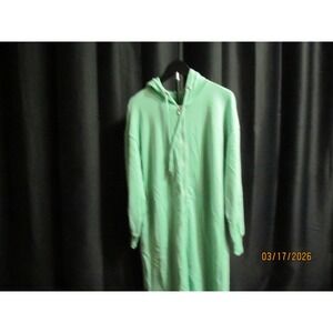 I.N.C Mint Green Full Zip Hooded Sweatshirt‎ Dress Long Sleeve Midi Casual